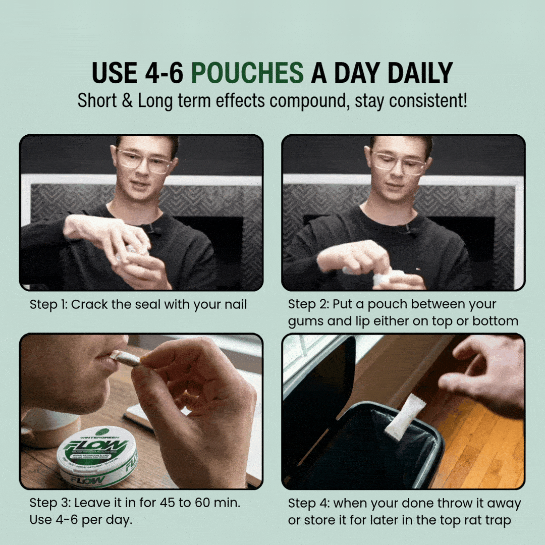 FlowPouch - Nootropic Focus & Energy Pouches