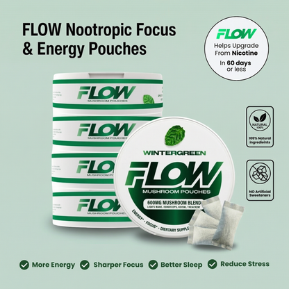 FlowPouch - Nootropic Focus & Energy Pouches