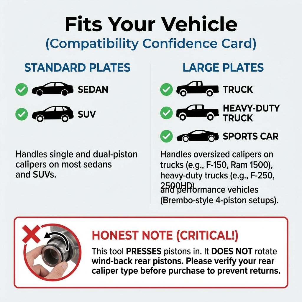 Ratchet Brake Caliper Tool