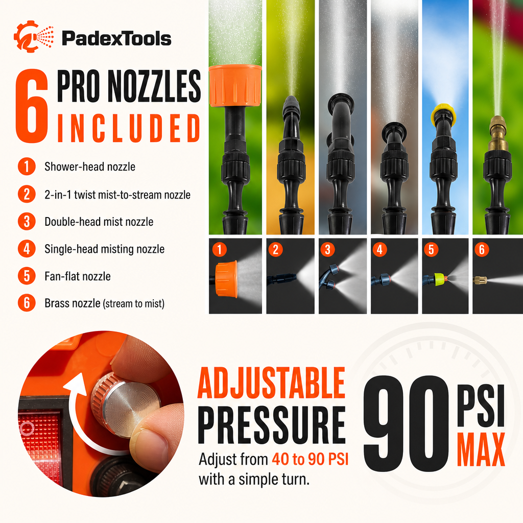 Padextools HD4000 Battery Powered Backpack Sprayer